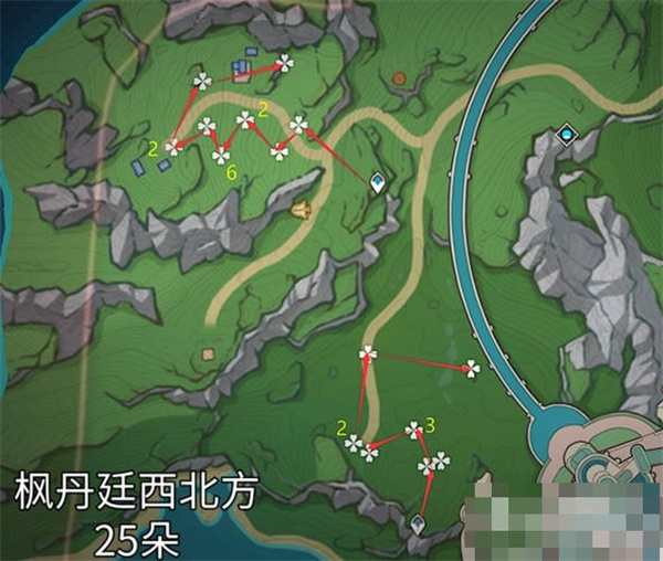 《原神4.0》虹彩蔷薇全采集路线