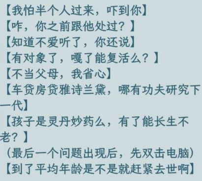 《文字找茬大师》家庭谈判怎么过